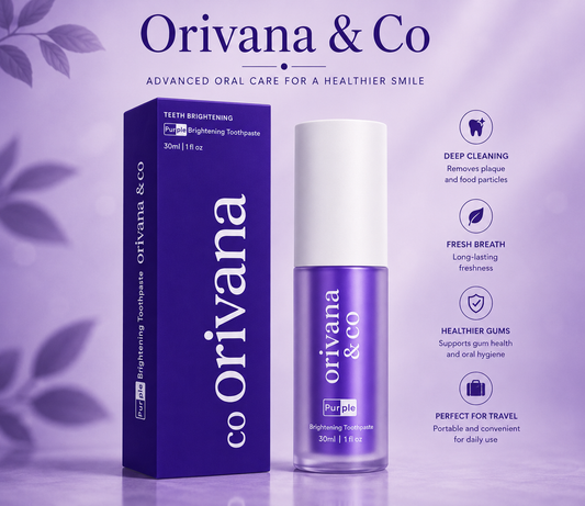 Orivana Violet Whitening Toothpaste -Mint Flavour