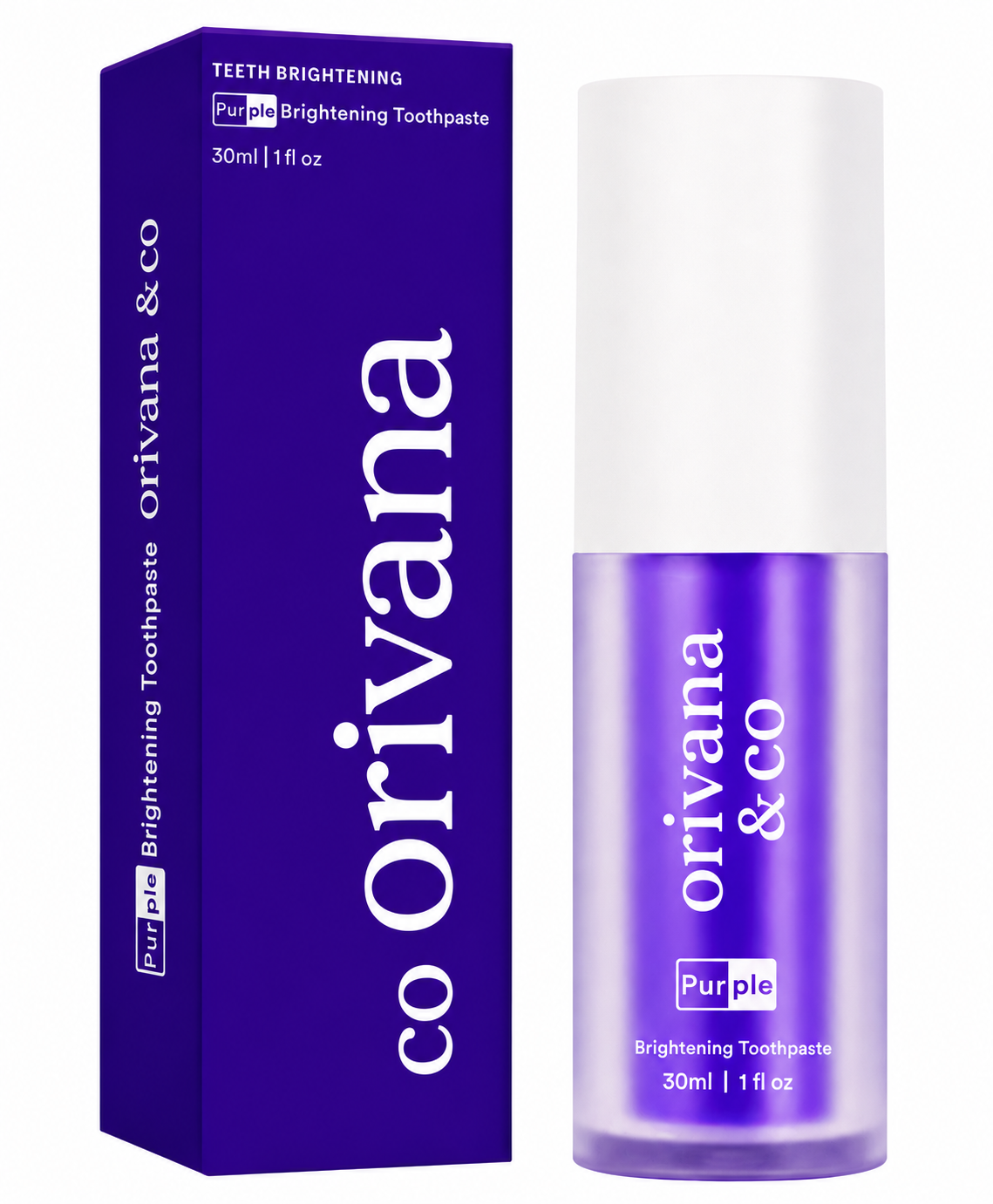 Orivana Violet Whitening Toothpaste -Mint Flavour