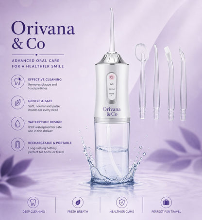Orivana & Co Portable Water Flosser